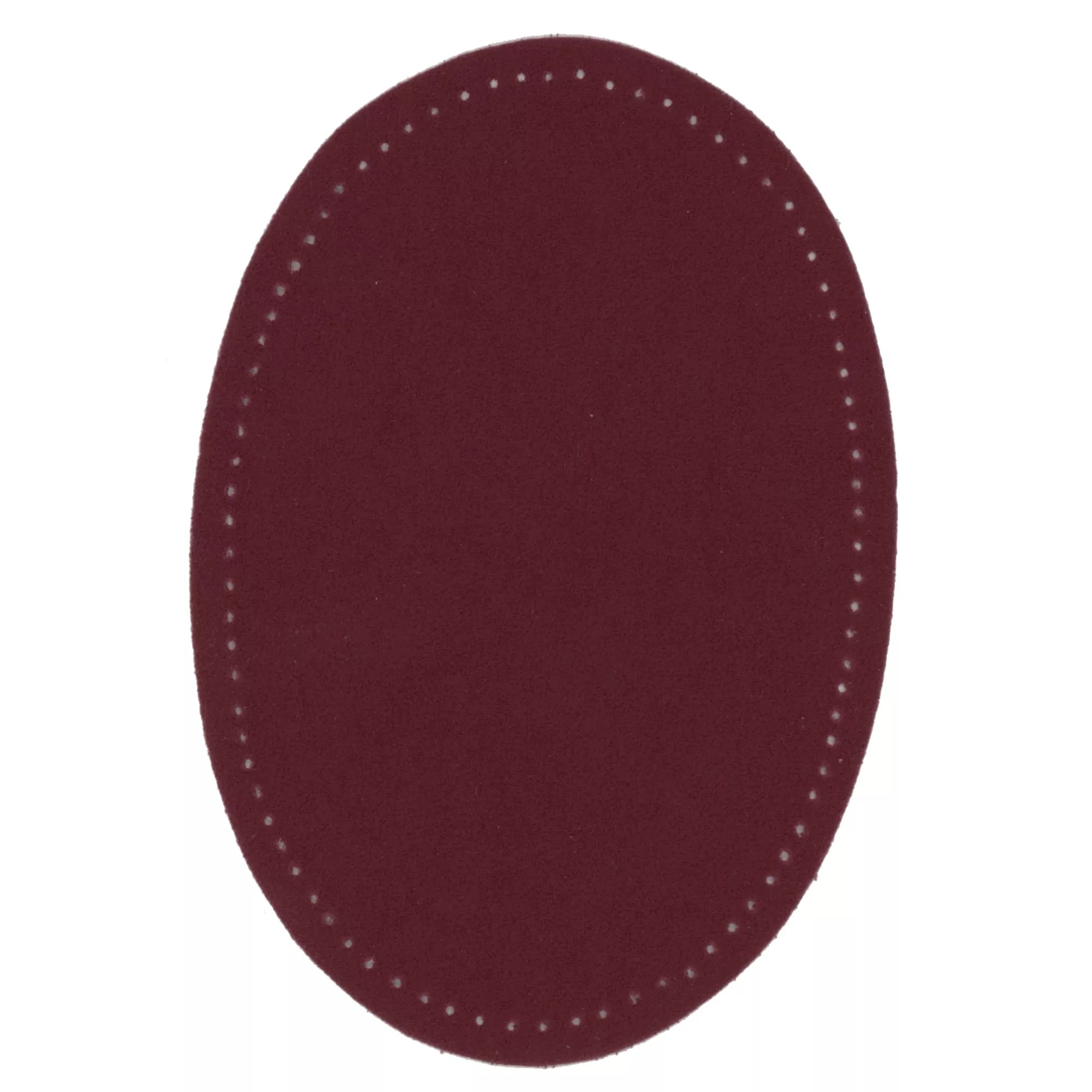 Iron-on faux suede patches, various colors