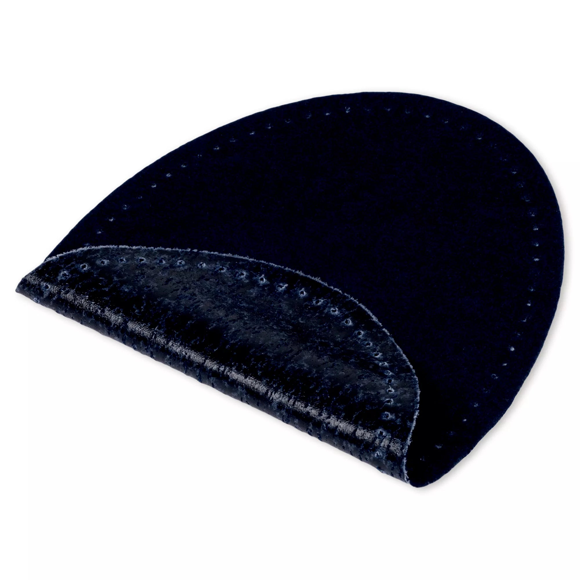 Iron-on faux suede patches, various colors