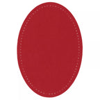 Iron-on faux suede patches, various colors