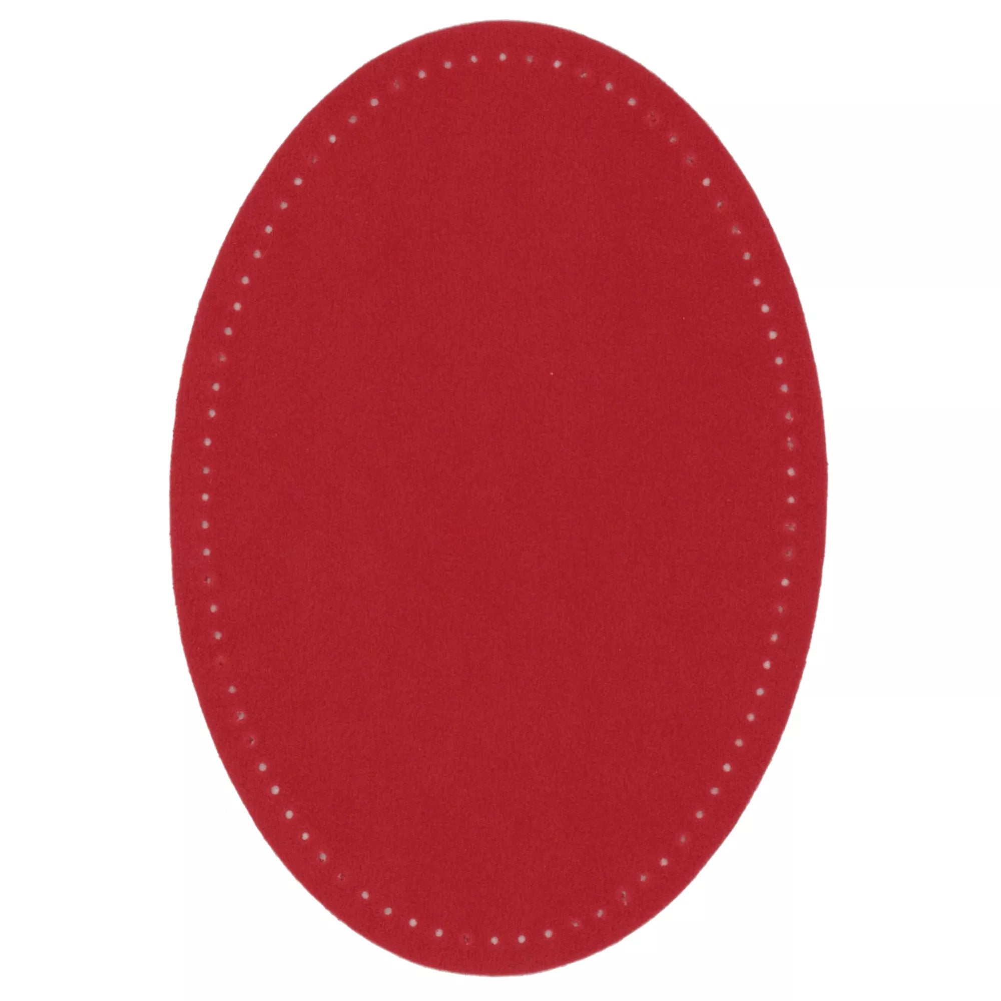 Iron-on faux suede patches, various colors