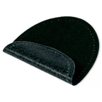 Iron-on faux suede patches, various colors