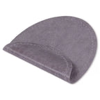 Iron-on faux suede patches, various colors
