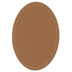 Iron-on faux suede patches, various colors