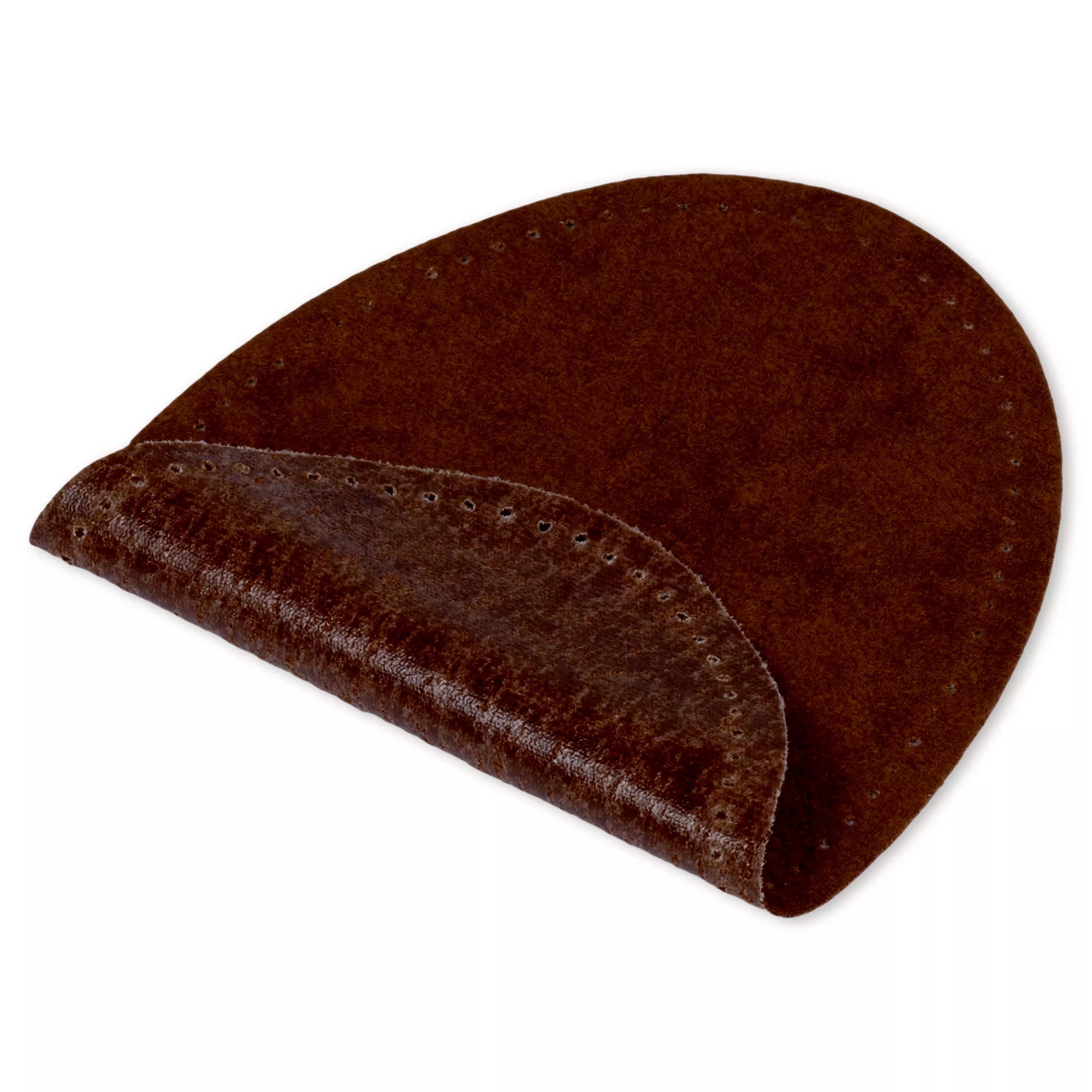 Iron-on faux suede patches, various colors