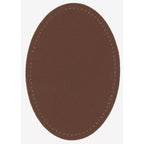 Iron-on faux suede patches, various colors