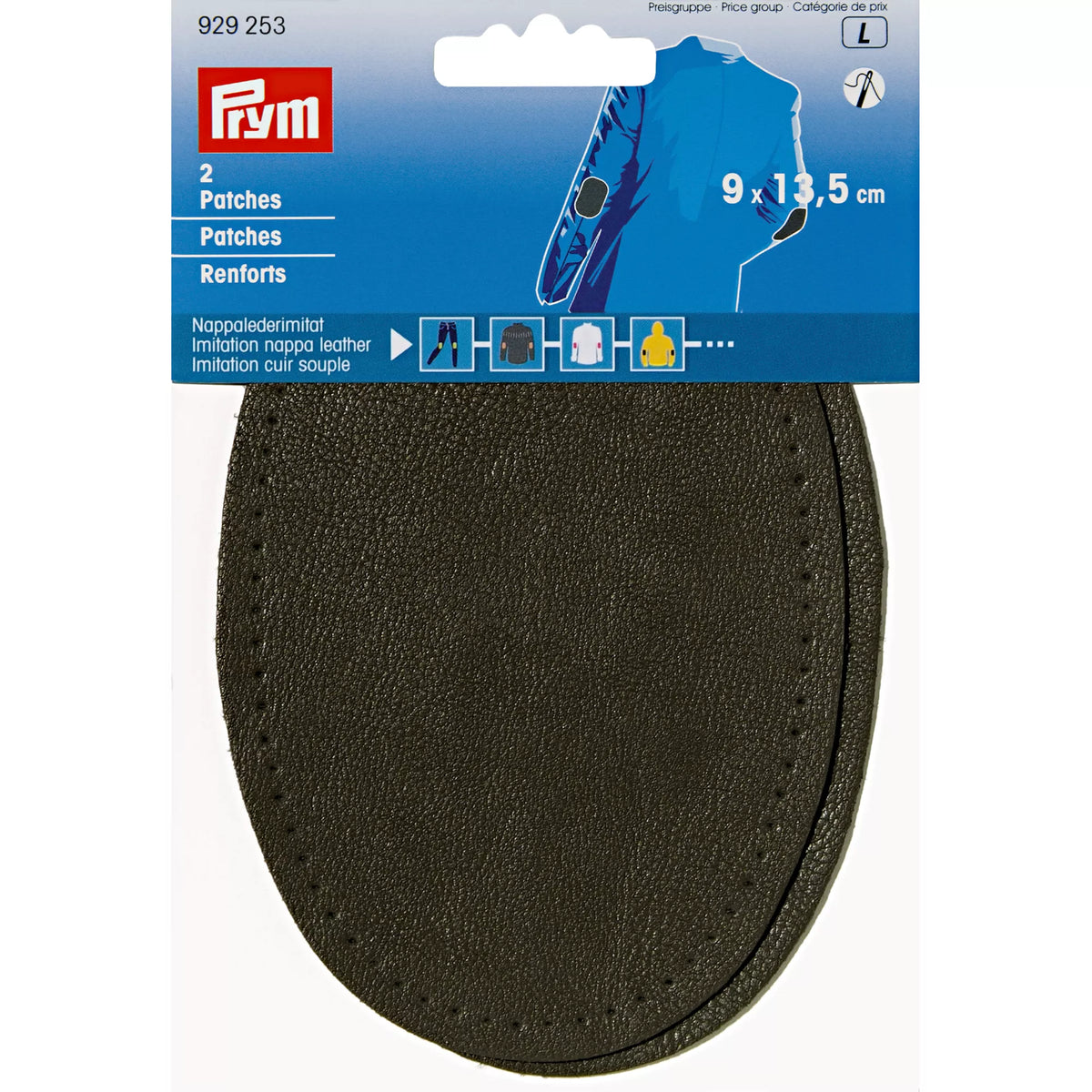Patches, Nappaleder-Imitat, verschiedene Farben