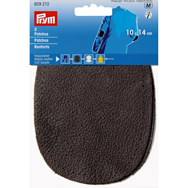 Patches, Nappaleder, zum Aufnähen, versch. Farben