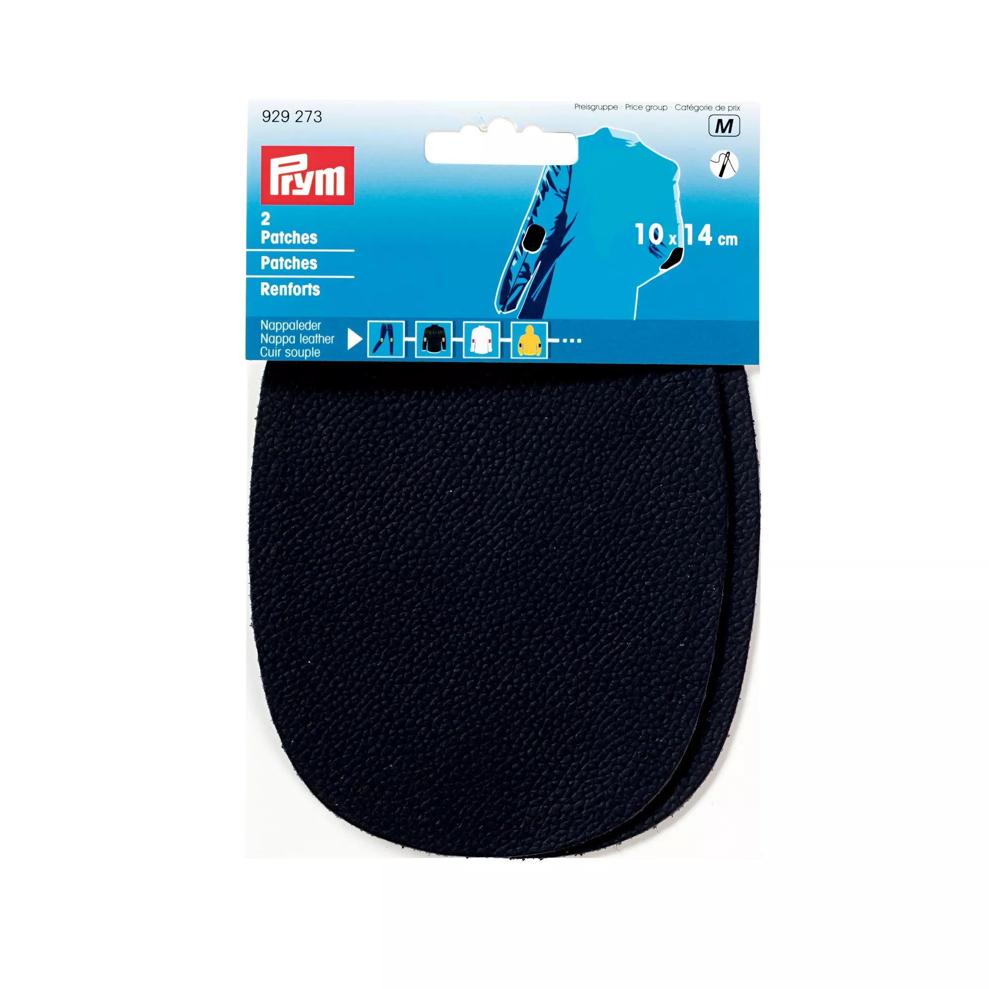 Patches, Nappa leather, for sewing on, various colours