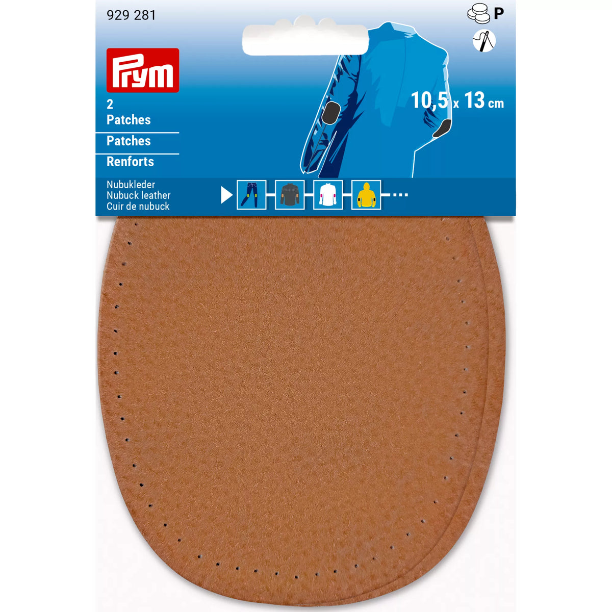 Patches Nubukleder, zum Aufnähen, verschiedene Farben
