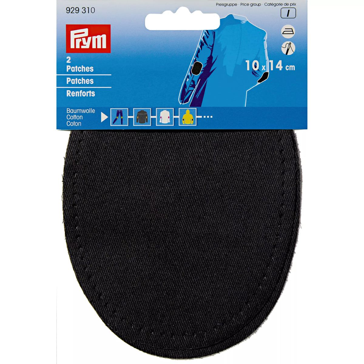 Patches, Baumwolle, aufbügelbar, verschiedene Farben