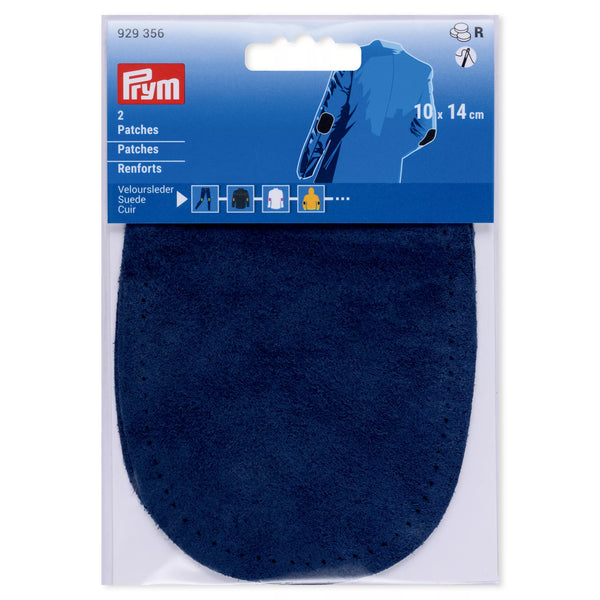 Patches, Veloursleder, zum Aufnähen, versch. Farben