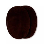 Patches, suede imitation, iron-on, various colors