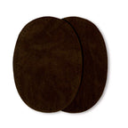 Patches, suede imitation, iron-on, various colors