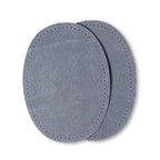 Patches, suede imitation, iron-on, various colors