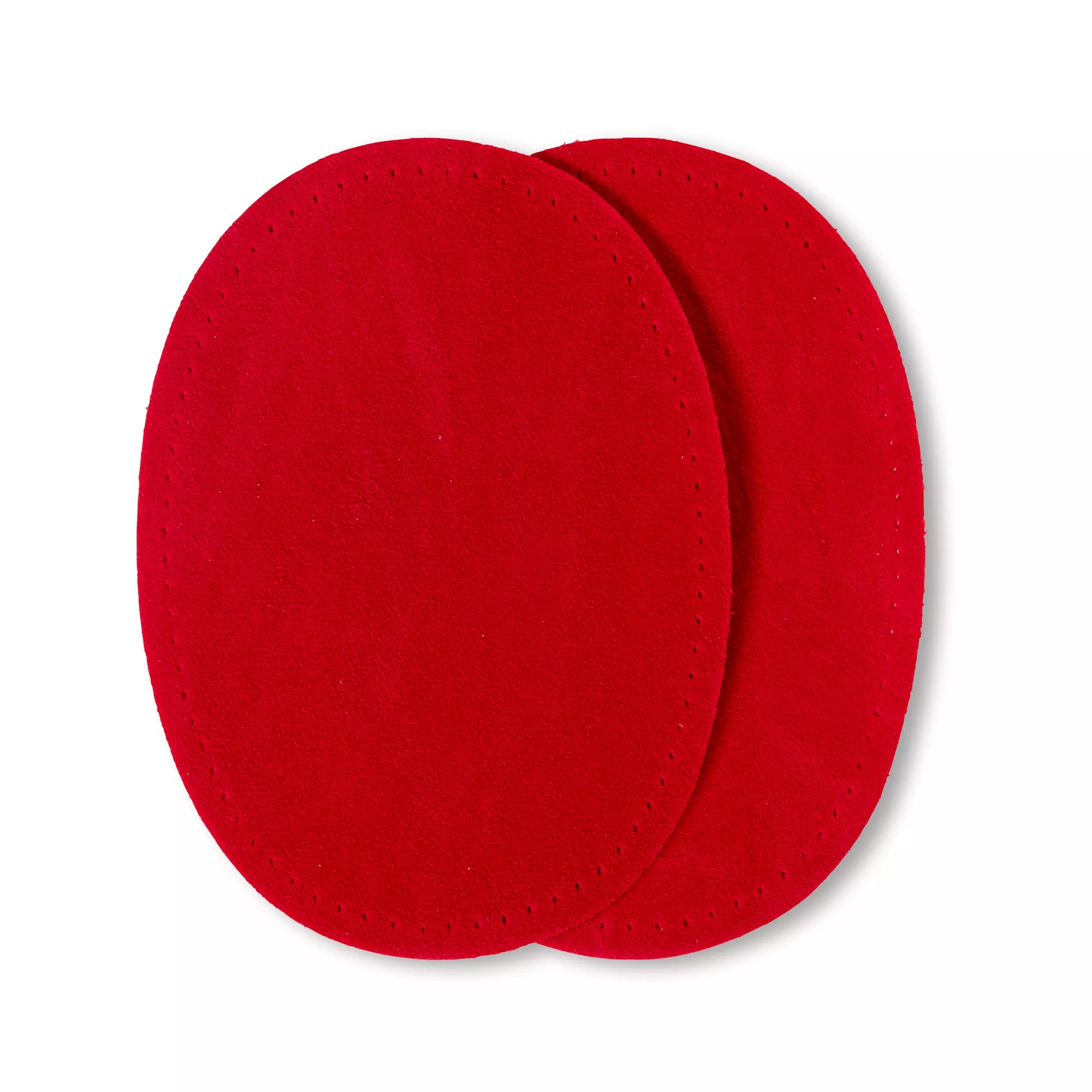 Patches, suede imitation, iron-on, various colors