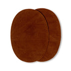 Patches, suede imitation, iron-on, various colors