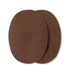 Patches, suede imitation, iron-on, various colors
