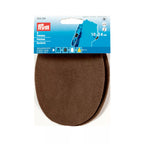 Patches, suede imitation, iron-on, various colors
