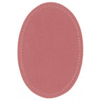 Iron-on faux suede patches, various colors
