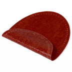 Iron-on faux suede patches, various colors