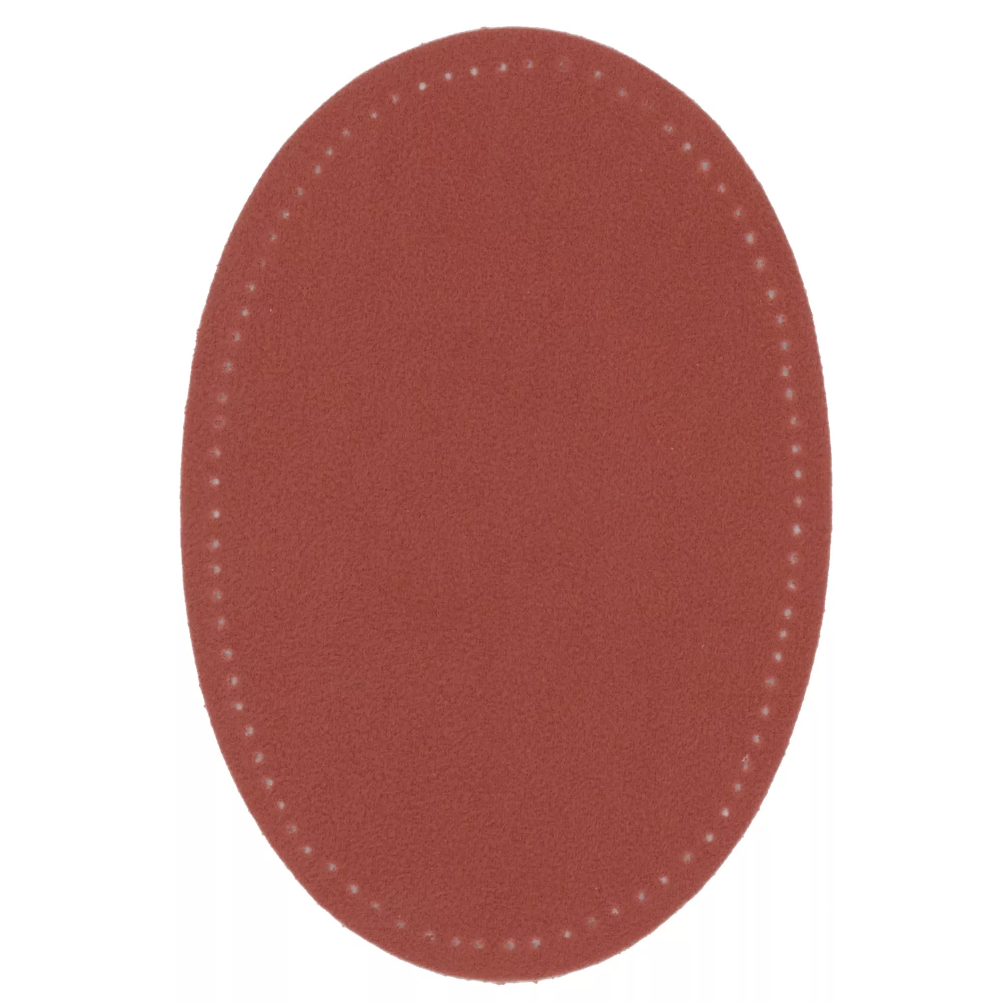 Iron-on faux suede patches, various colors