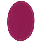 Iron-on faux suede patches, various colors
