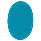 Iron-on faux suede patches, various colors