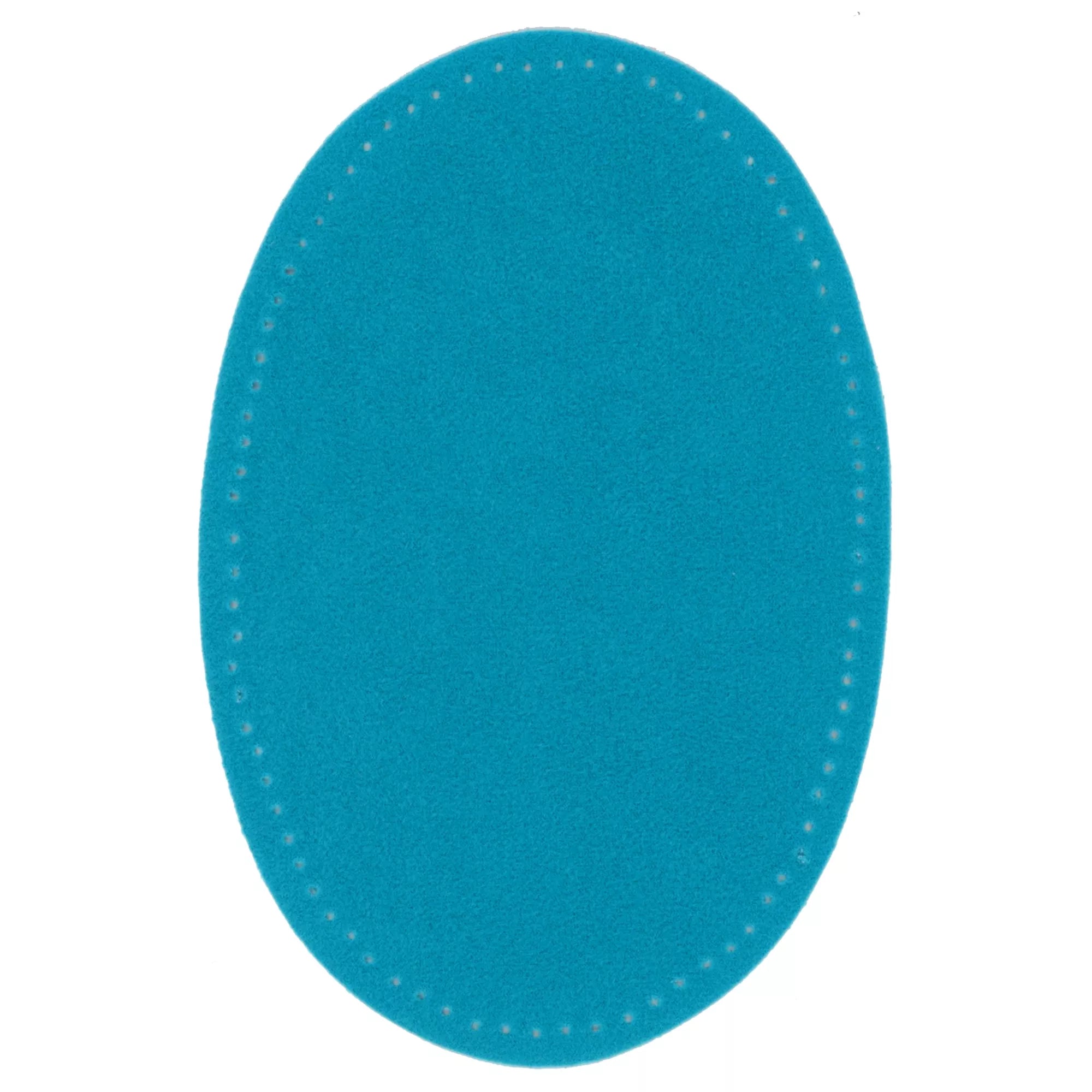 Iron-on faux suede patches, various colors