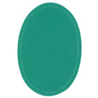 Iron-on faux suede patches, various colors