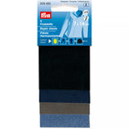 Iron-on fabric patches, cotton, assorted