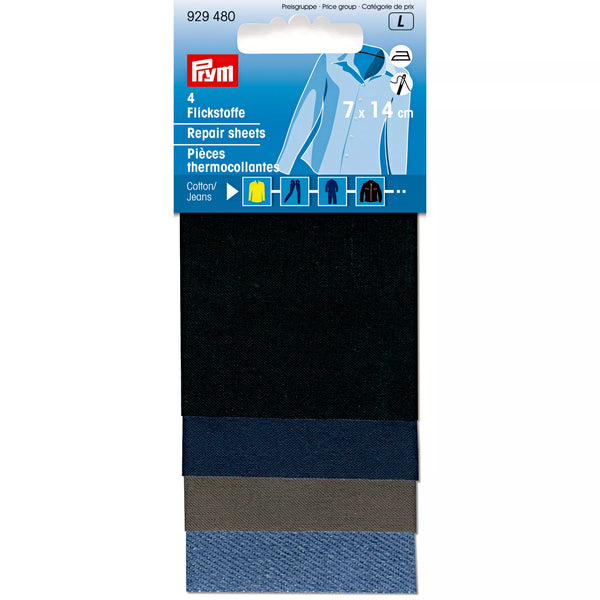 Tissus thermocollants, coton, assortis