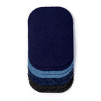 Patches "Mini", Jeans, iron-on, assorted