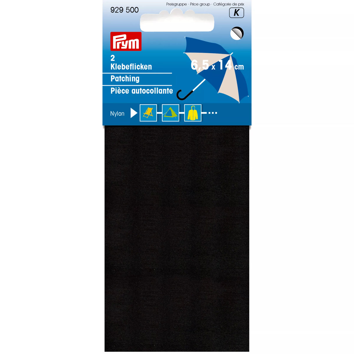 Rustines en nylon de différentes couleurs