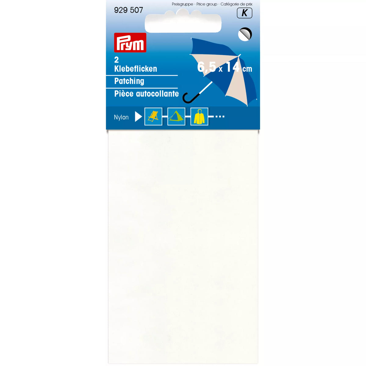 Rustines en nylon de différentes couleurs