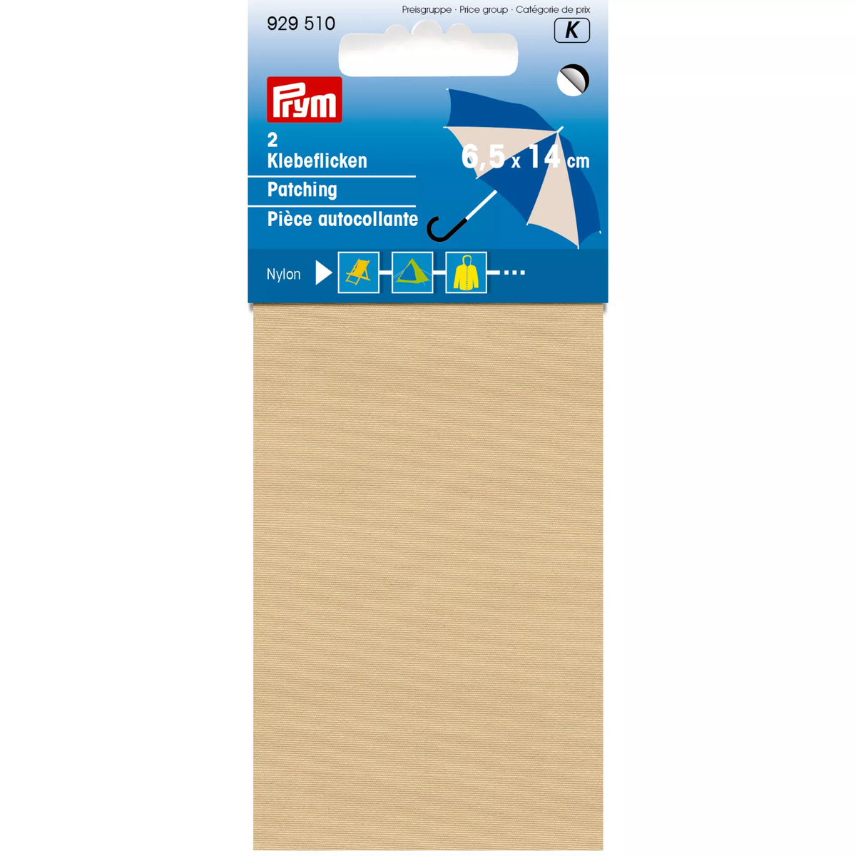 Klebeflicken Nylon in verschiedenen Farben