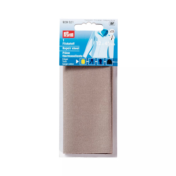 Flickstoffe, Köper, aufbügelbar, versch. Farben