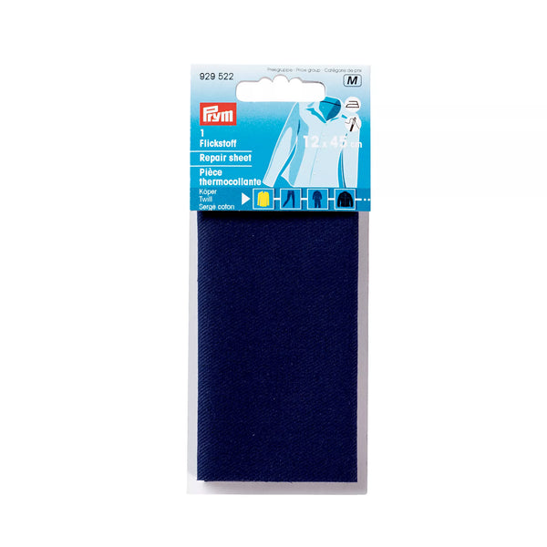 Flickstoffe, Köper, aufbügelbar, versch. Farben