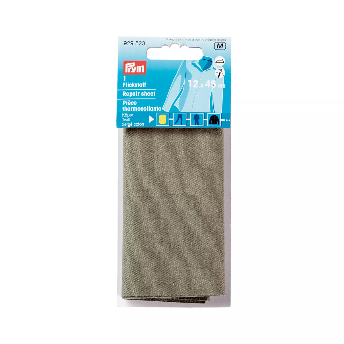 Tissus thermocollants, sergés, repassables, divers coloris