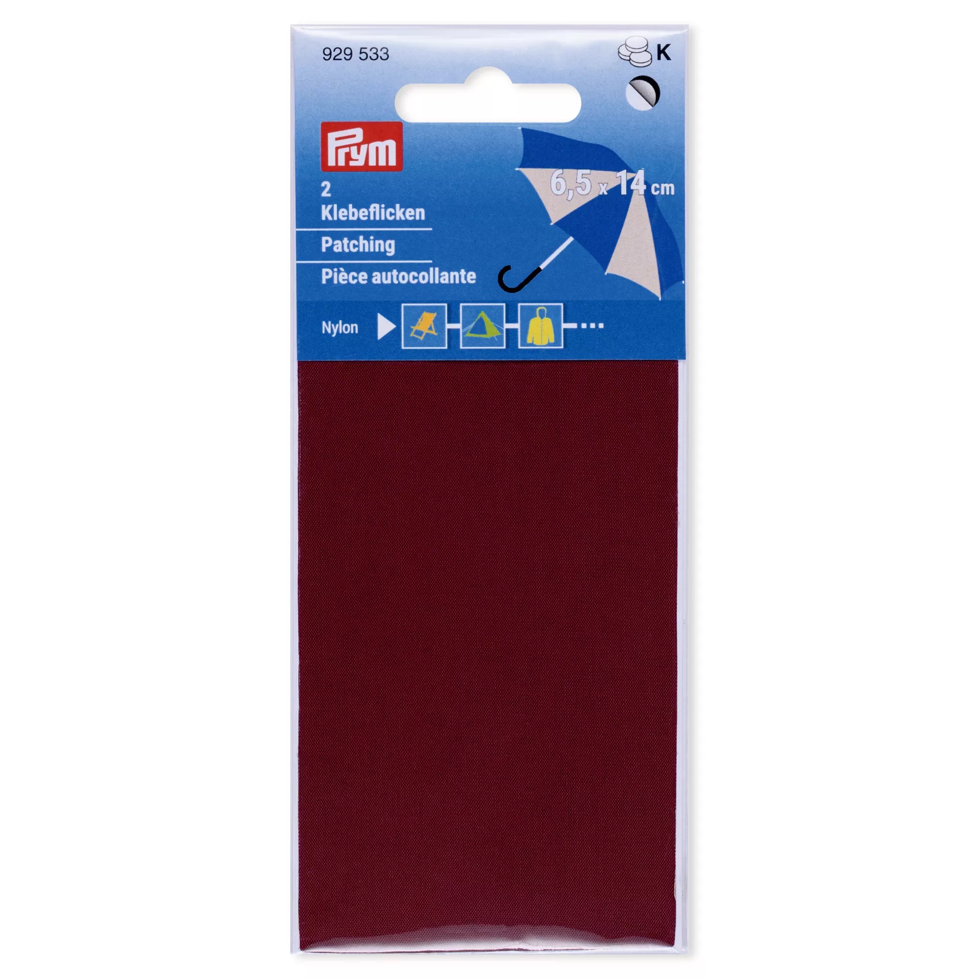 Klebeflicken Nylon in verschiedenen Farben