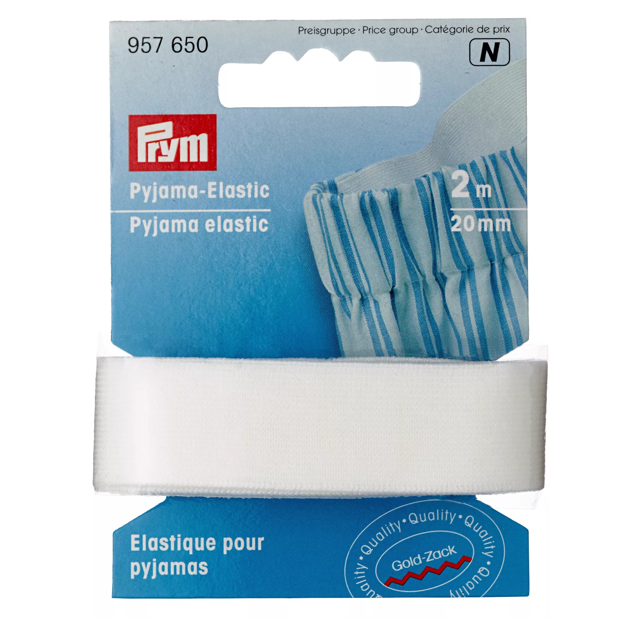 Pajama elastic 20mm
