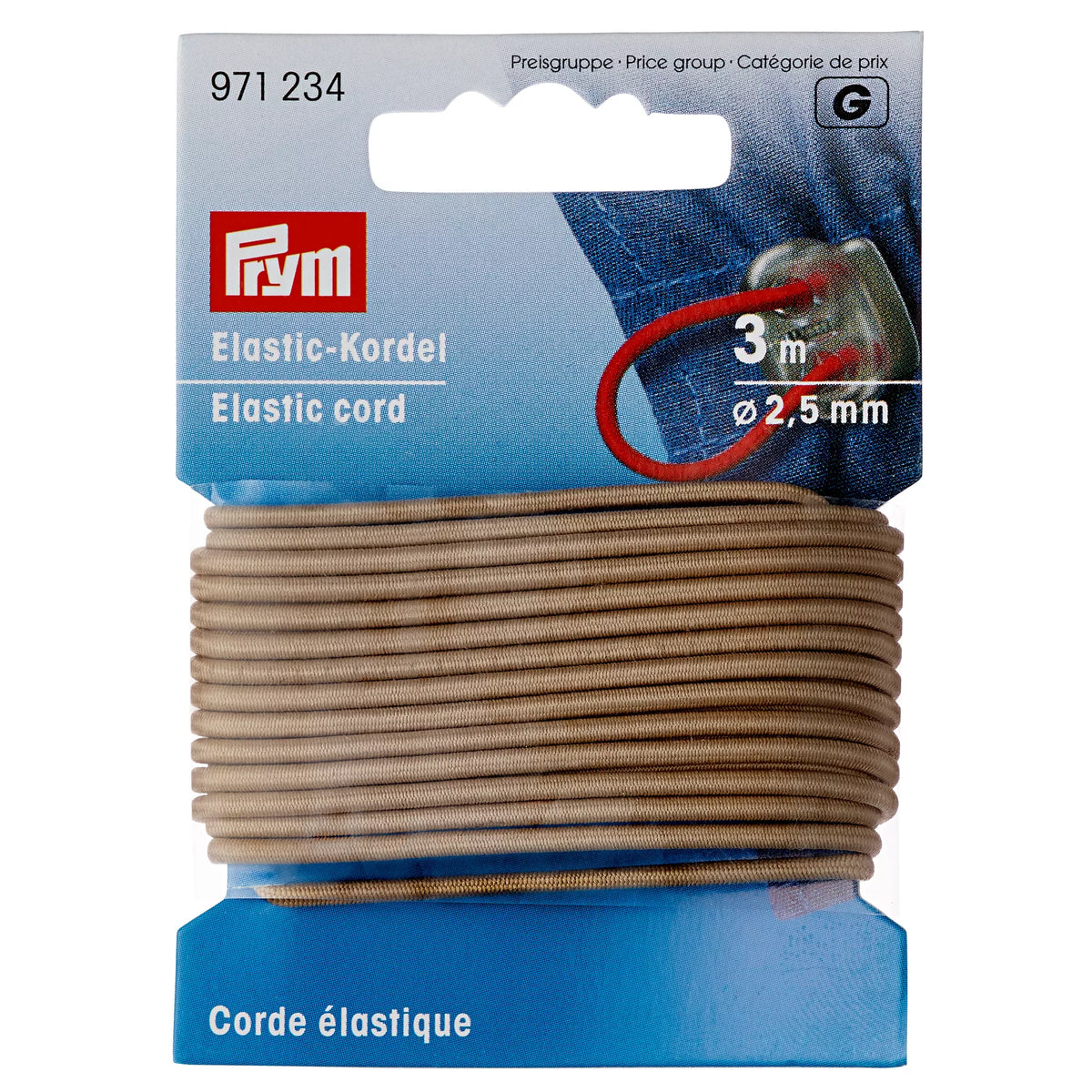 Elastic-Kordel in verschiedenen Farben
