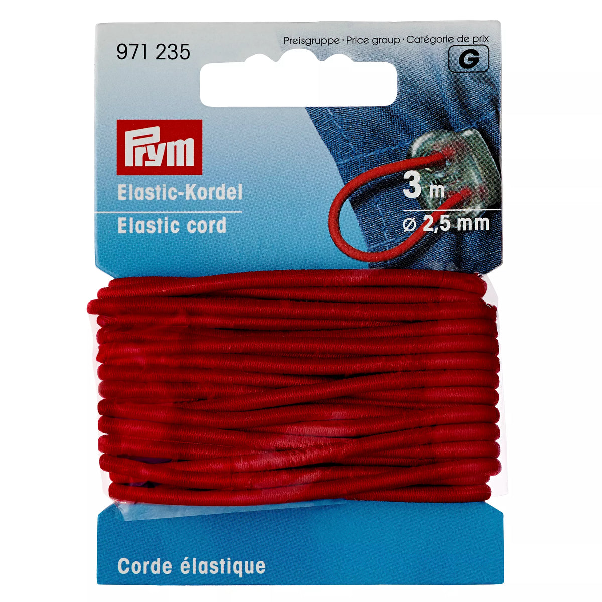 Elastic-Kordel in verschiedenen Farben