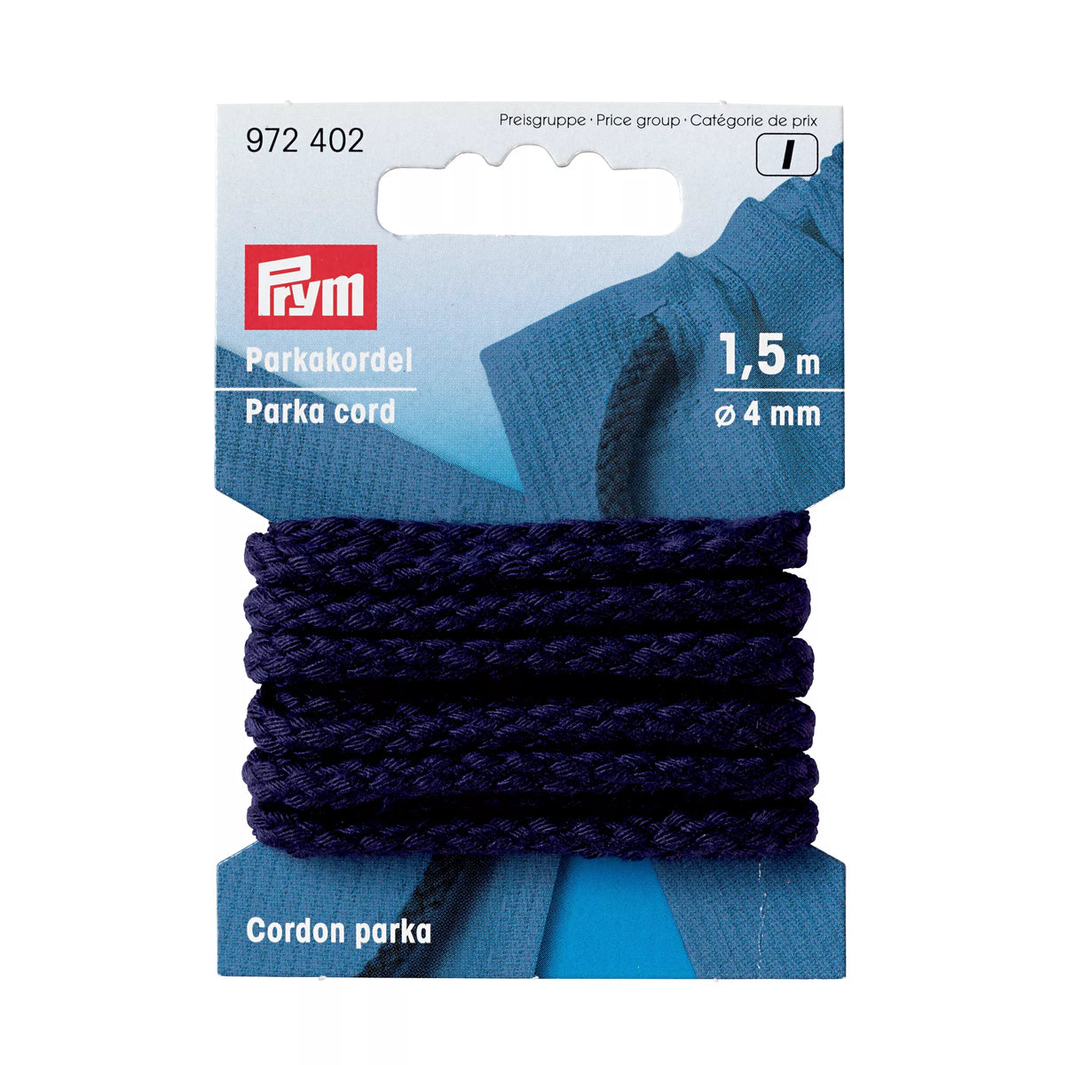 Parka drawstrings in various colours