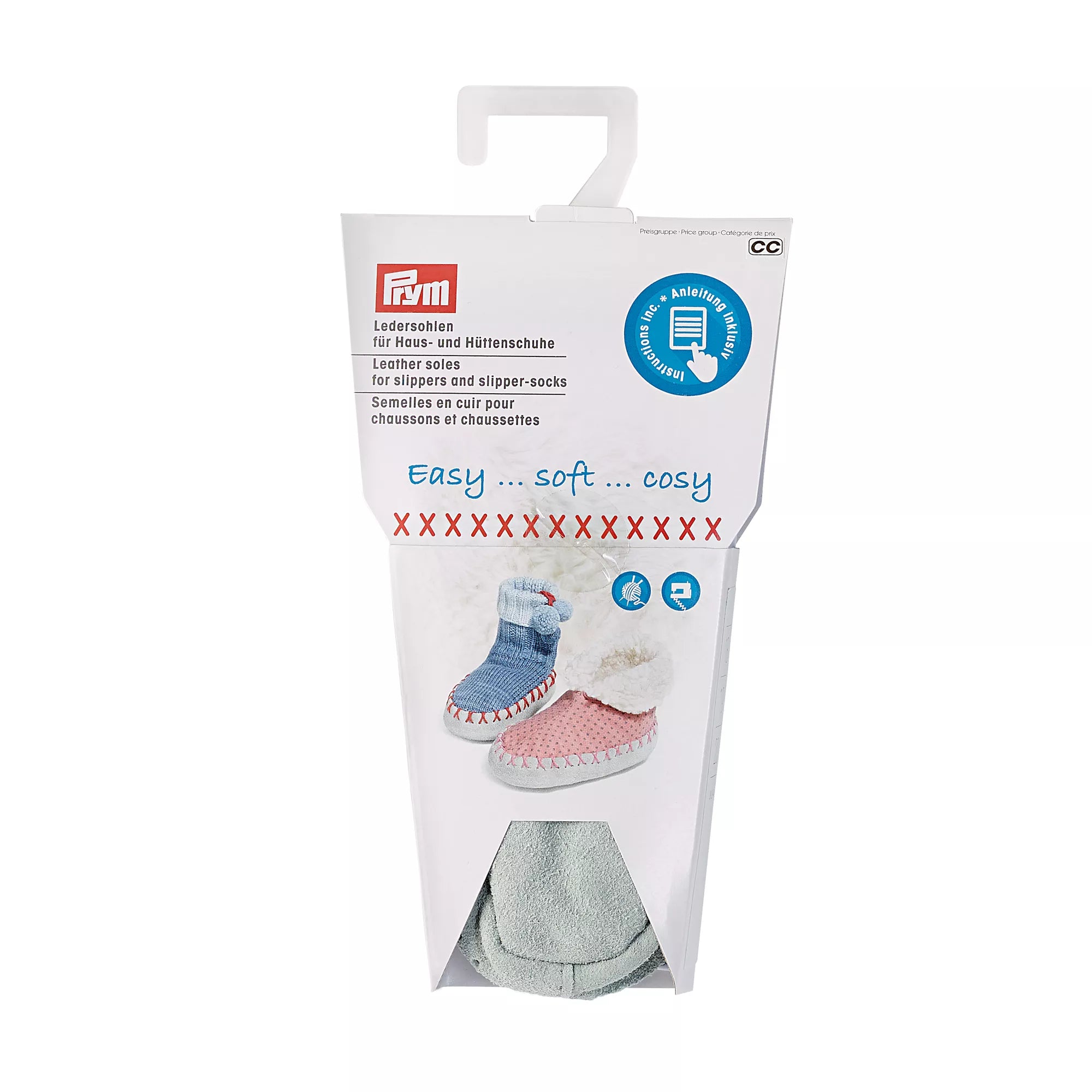 Semelles en cuir pour chaussons et pantoufles