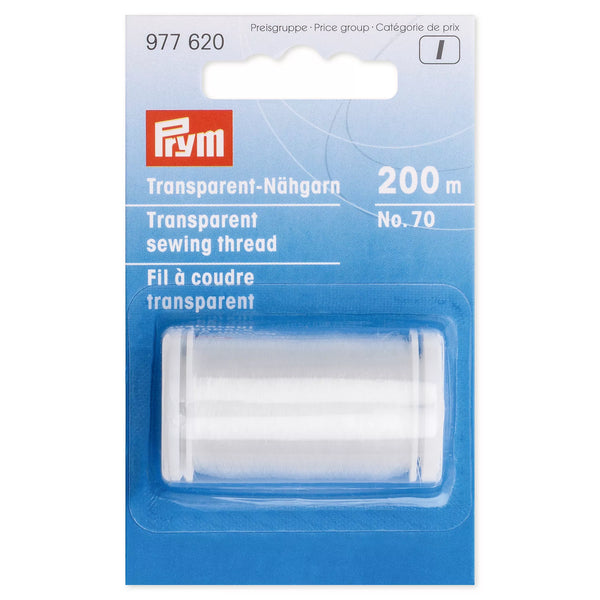 Transparent sewing thread