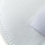 "Raglan" shoulder pads with hook-and-loop fastener