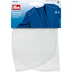 "Half-moon" shoulder pads