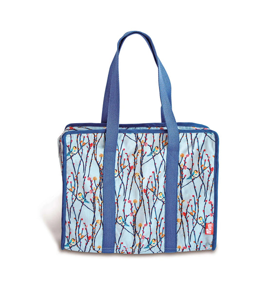 612083|All-in-one Tasche Blue Birds, Blue Birds