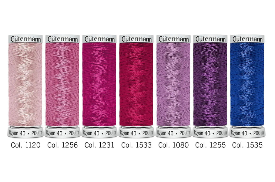 731340-4|Stickfaden-Set Rayon, 40/7, 4