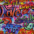 2062940001|French Terry Graffity - pink/multicolor, pink/multicolor